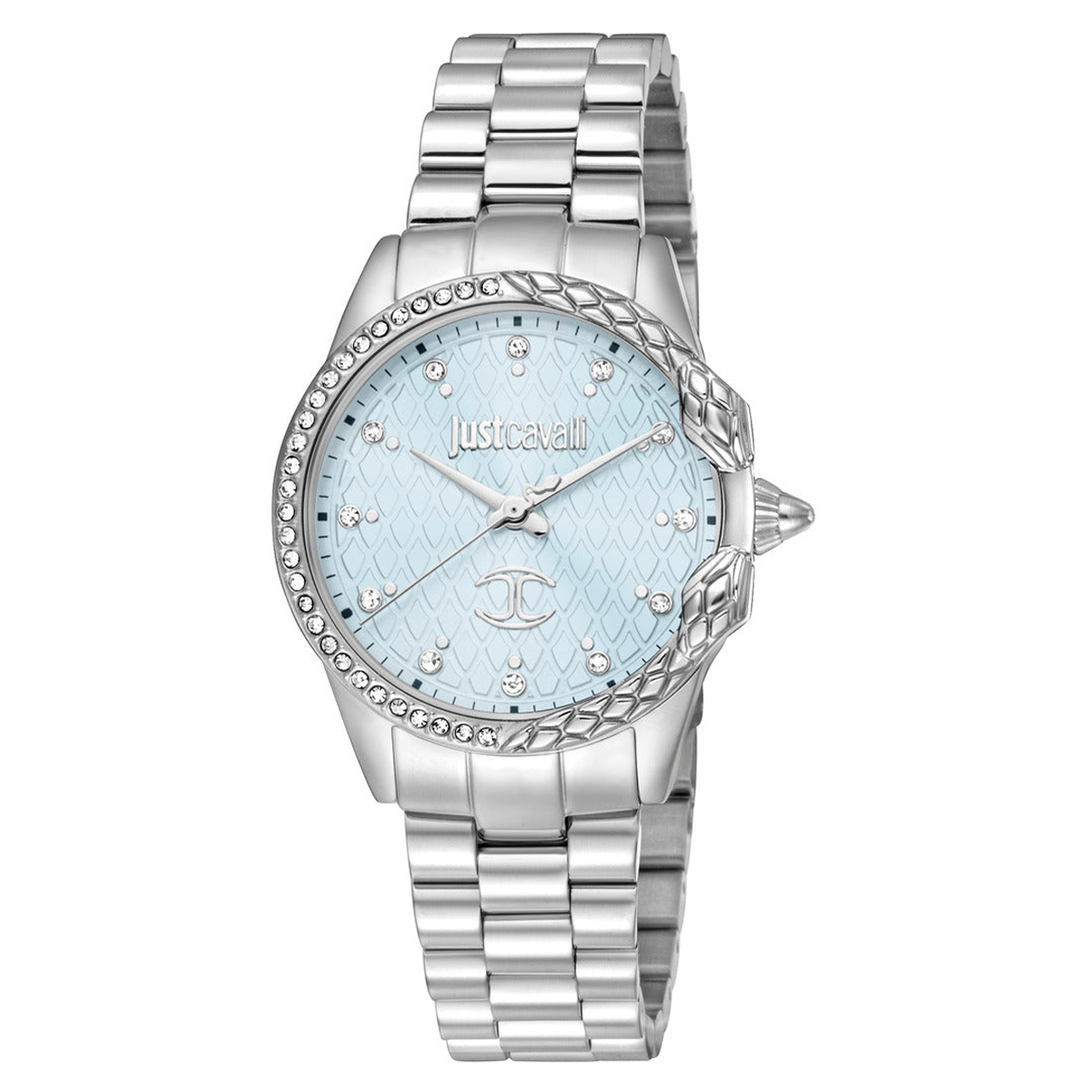 MONTRE JUST CAVALI FEMME SIMPLE ACIER